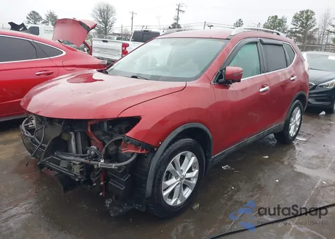 2016 Nissan Rogue Sv z USA, uszkodzony, nr VIN 5N1AT2MN7GC768172